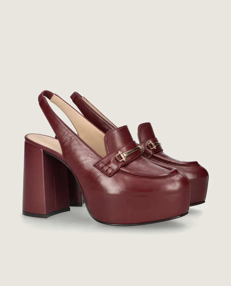 Loafers Anna Rojos Piel