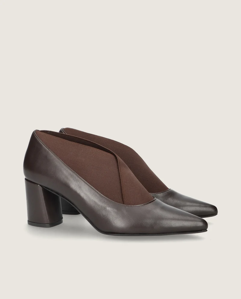 Zapatos Abotinados Phoebe Marrones Piel
