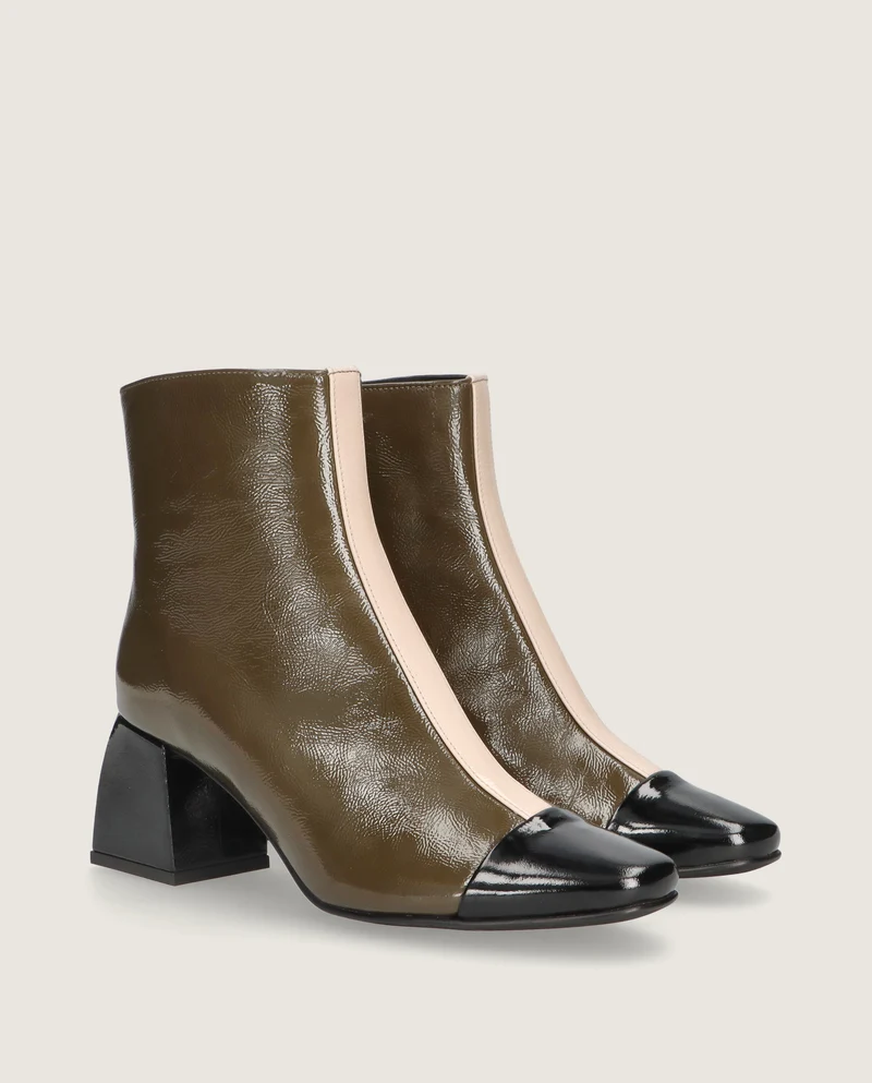 Botines Freja Verdes Charol