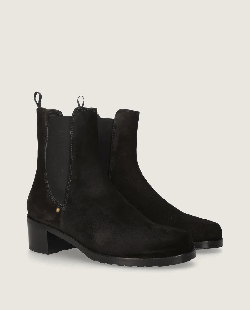 Botines Claudette Negros Ante