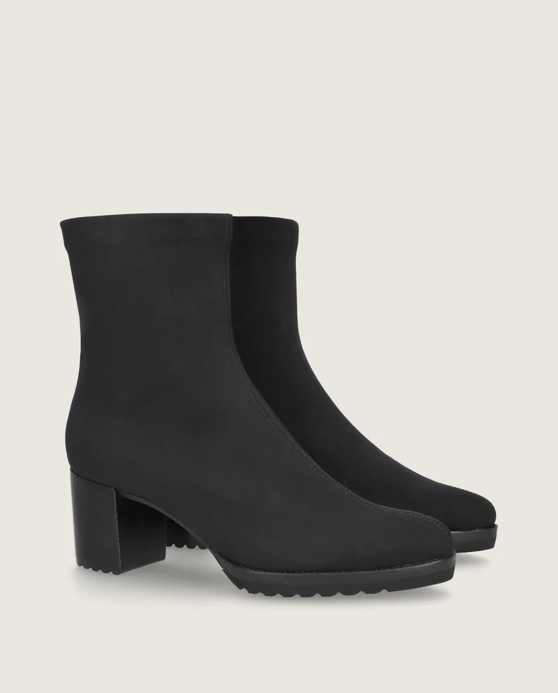 Botines Cindy Negros Tejidos
