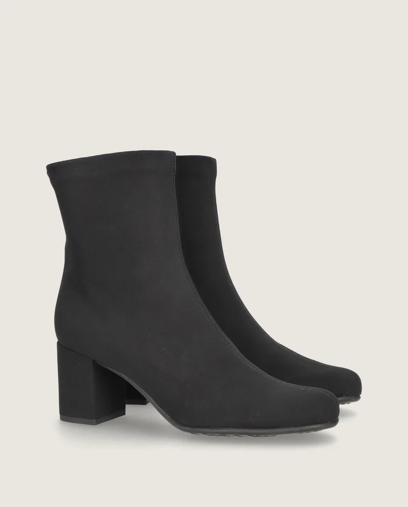 Botines Bologna Negros Tejidos