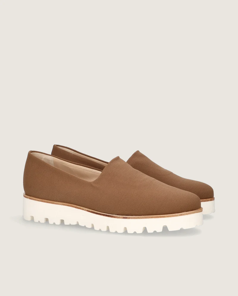 Loafers Charlize Marrones Tejidos