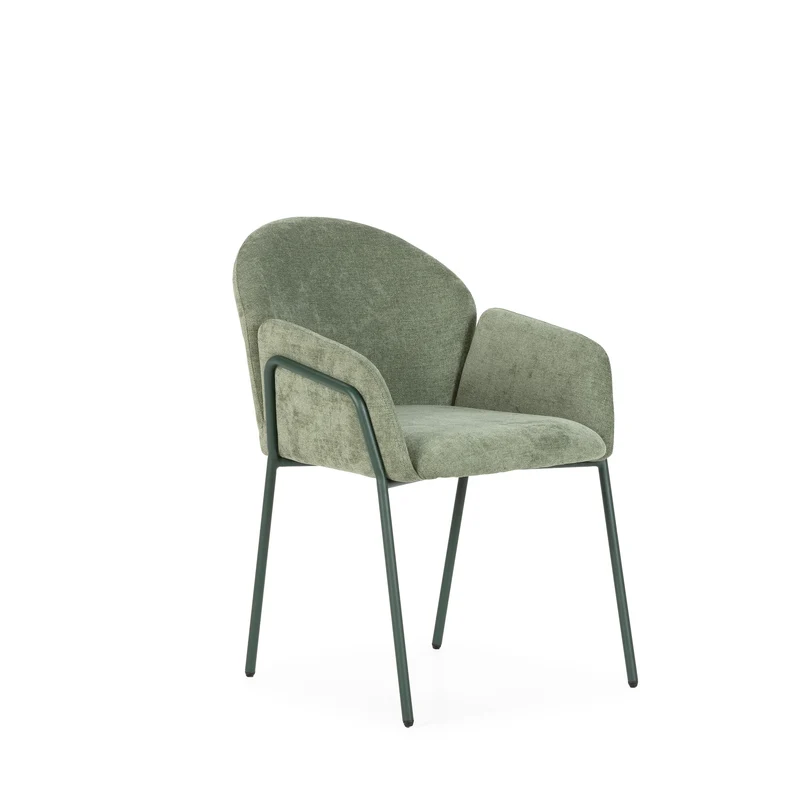 Silla Tapizada Aslin Verde