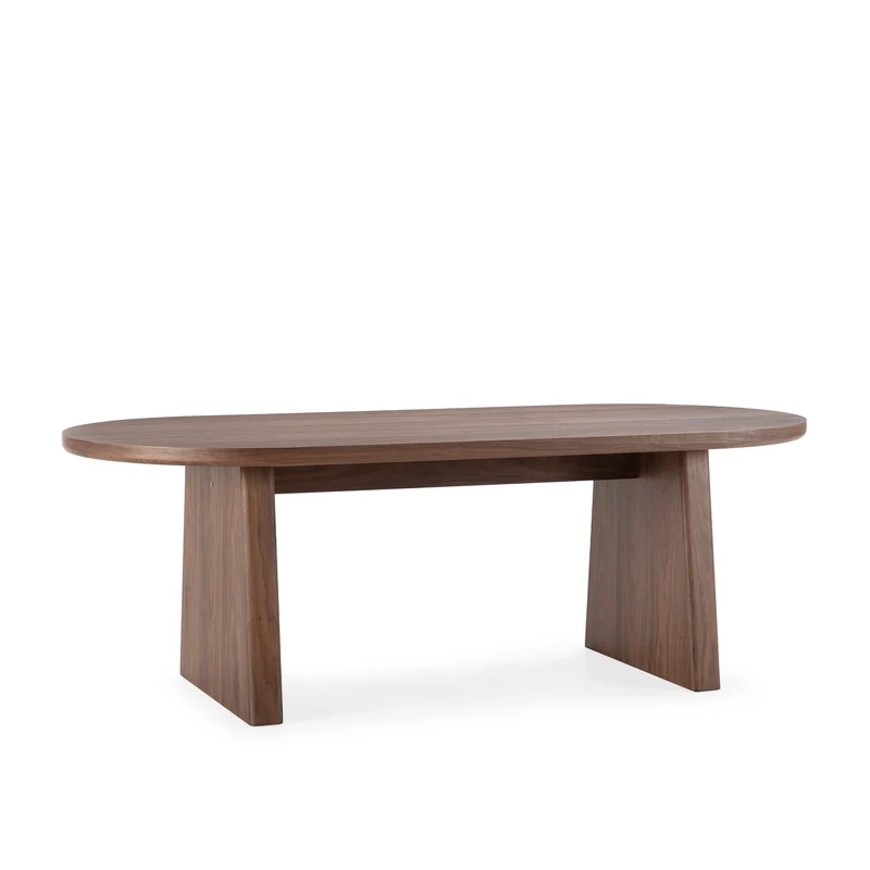 Mesa de Comedor Ovalada Blair 220 Nogal