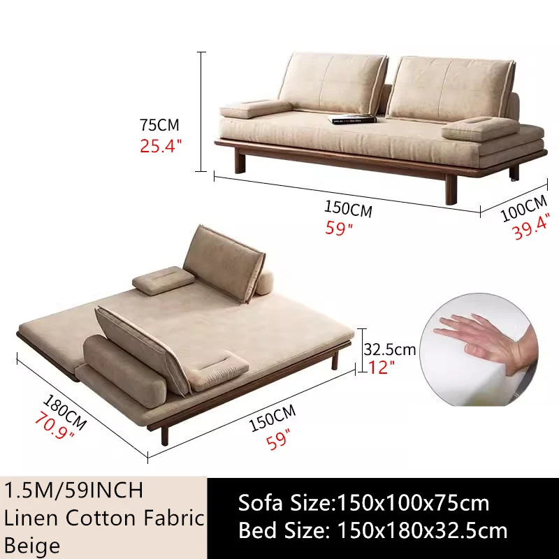 Sofá cama Tatami extraíble