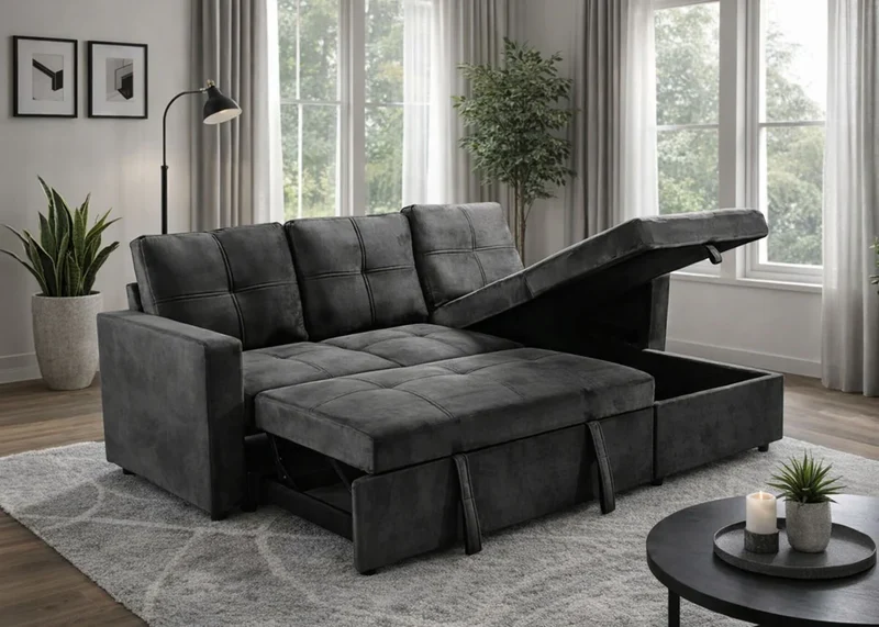 Sofá Cama Chaise Longue Pau