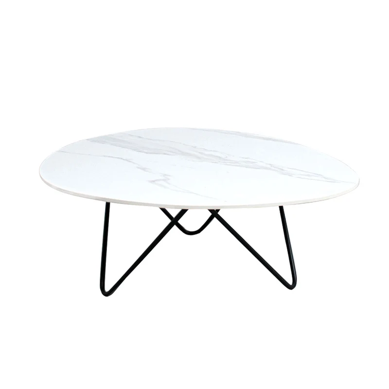 Mesa de Centro de Cerámica - Richard - Cerámica Blanca Calacatta
