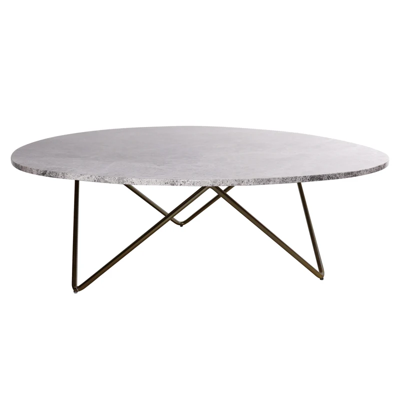 Mesa de centro de mármol - Richard - Mármol gris