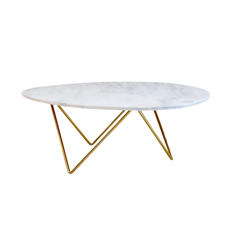 Mesa de centro de mármol blanco - Richard