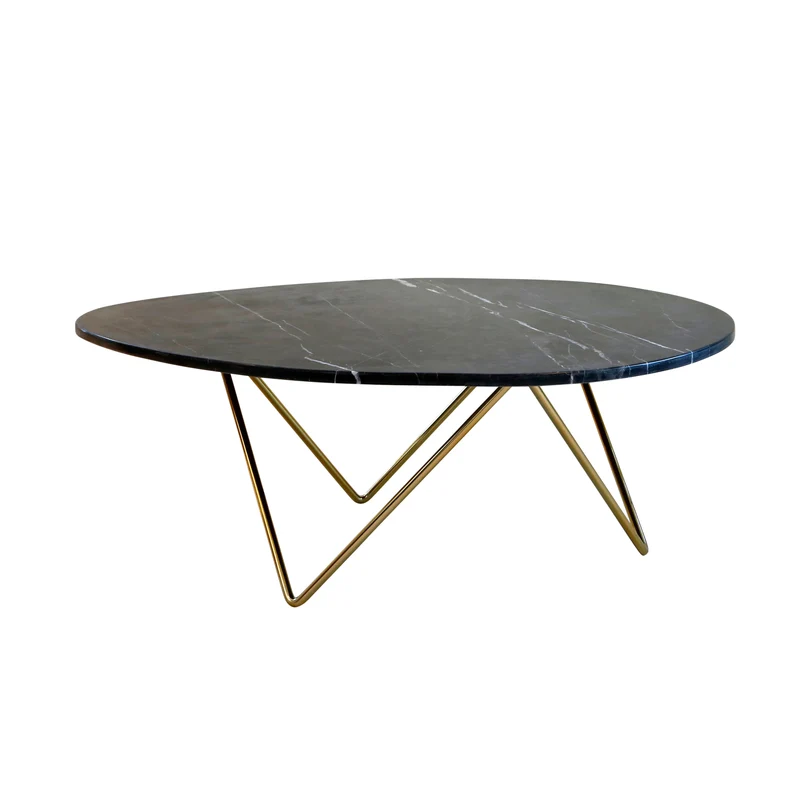 Mesa de centro de mármol - Richard - Mármol negro