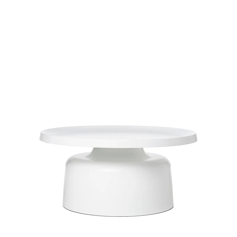 Mesa de centro Jim Blanco 75 × 75 cm