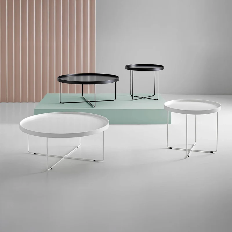 Mesa de centro Dave Blanco 60 × 60 cm