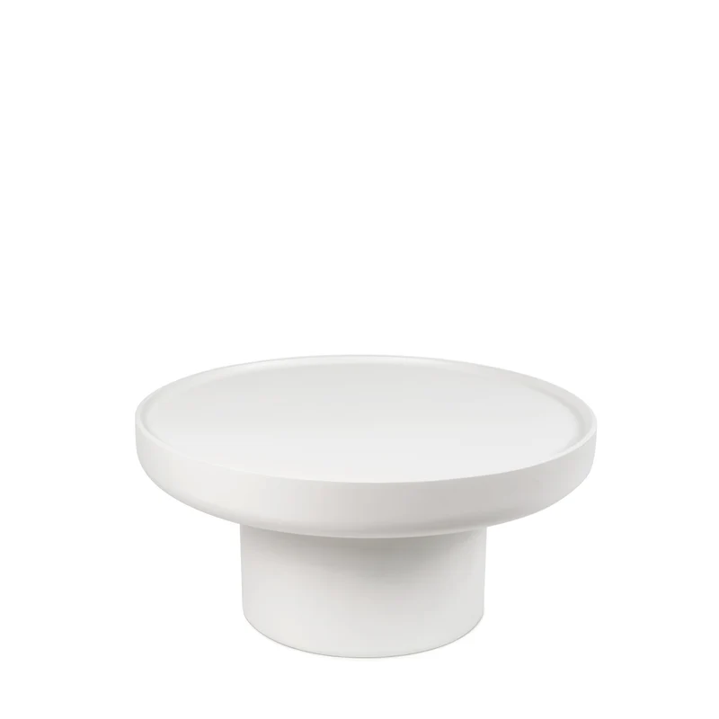 Mesa de centro Rodney 80 cm Blanco