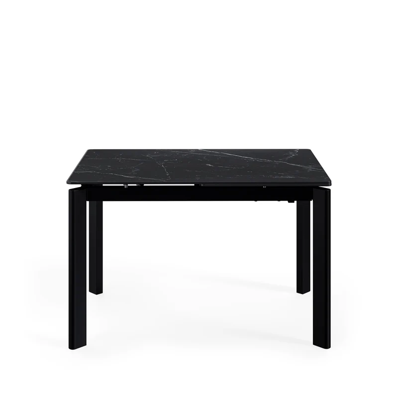 Mesa de comedor Constance Sahara y negro 140 cm