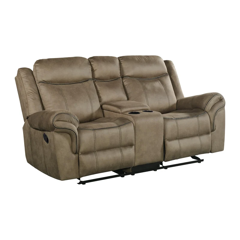 Elements International Sorrento 59928-028-2X Motion Loveseat