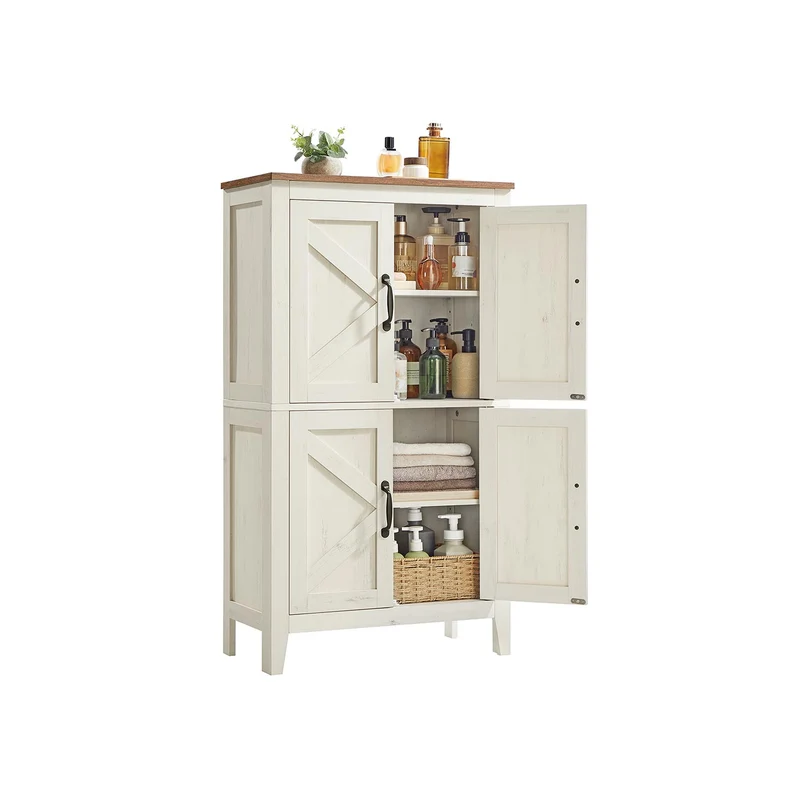 LIRY Colección - armario con puertas de granero y estantes ajustables