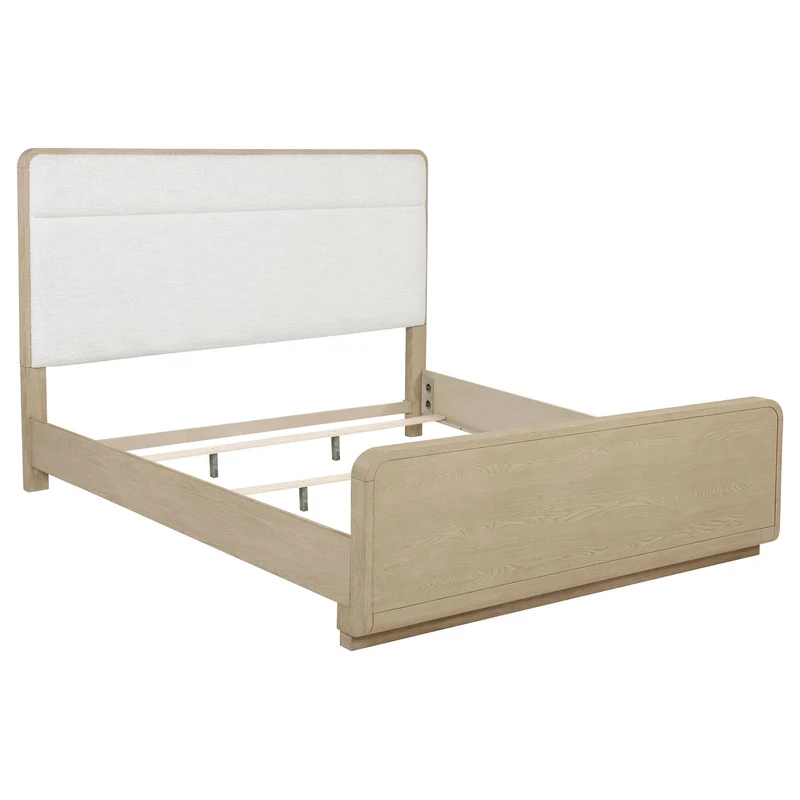 Coaster Furniture Ladera 225081KE 56-inch Eastern King Panel Bed - Light Elm