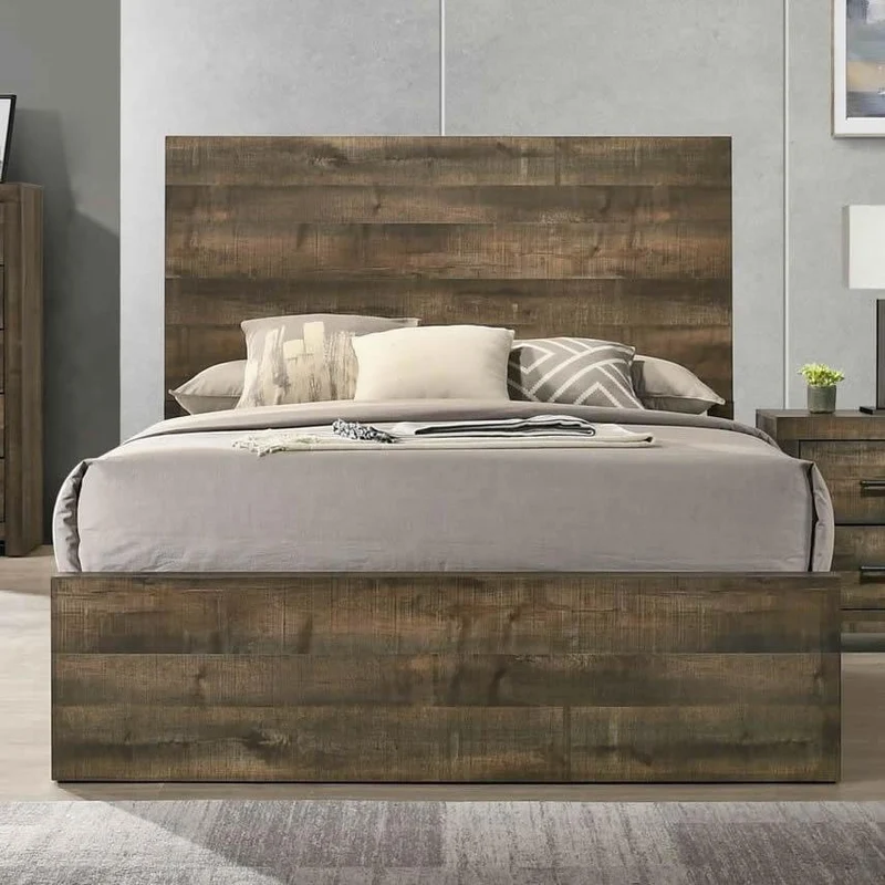 Elements International Bailey BY500KB King Panel Bed