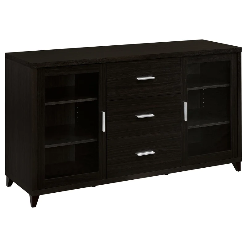 Coaster Furniture Lewes 700881 2-door Engineered Wood 60" TV Stand - Cappuccino