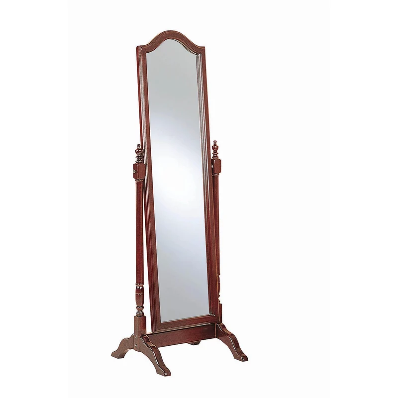 Coaster Furniture Cabot 3103 Wood Adjustable Full Length Cheval Mirror - Merlot
