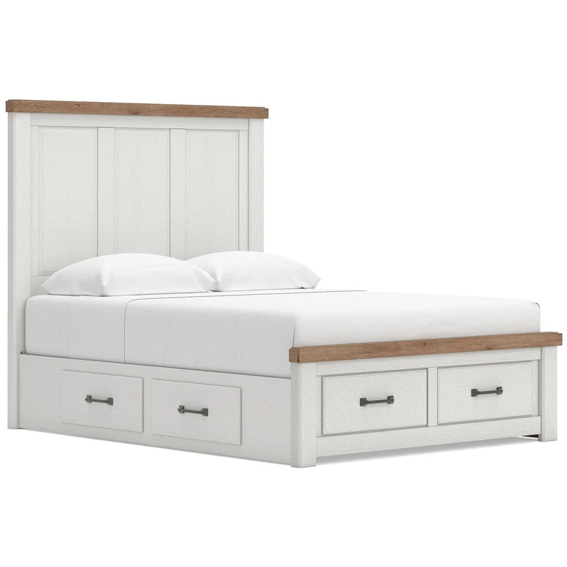 Signature Design by Ashley Savonport Queen Panel Bed with Storage B100-13/B4615-54S/B4615-57/B4615-60/B4615-60