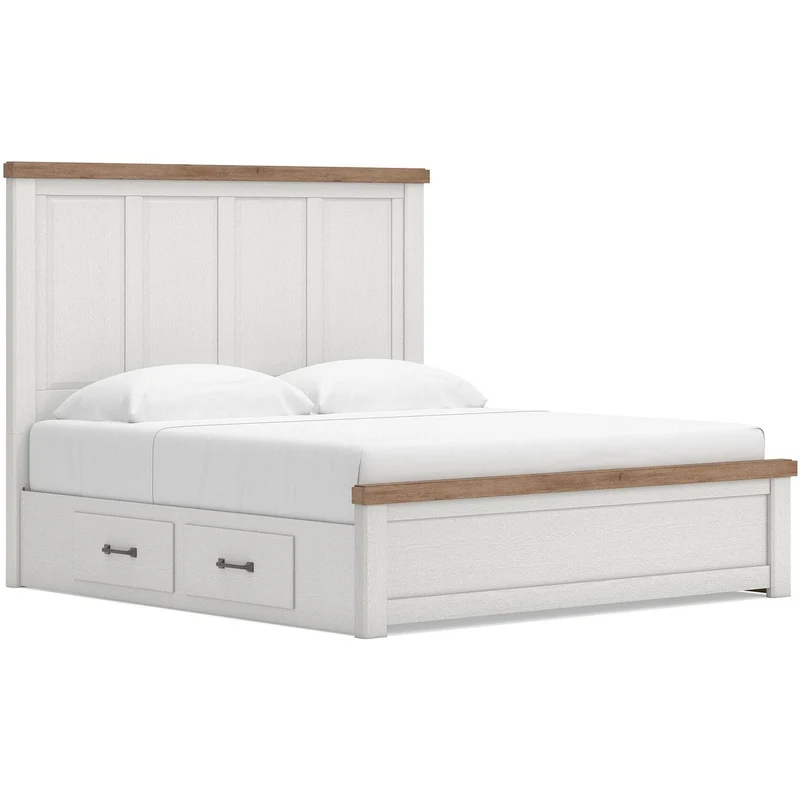 Signature Design by Ashley Savonport King Panel Bed with Storage B100-14/B4615-56/B4615-58/B4615-60/B4615-60