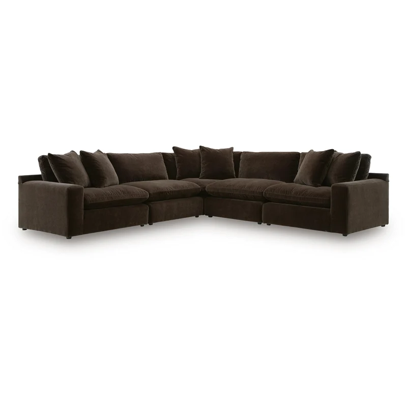 Benchcraft Maxton Heights Fabric 5 pc Sectional 6780746/6780746/6780764/6780765/6780777