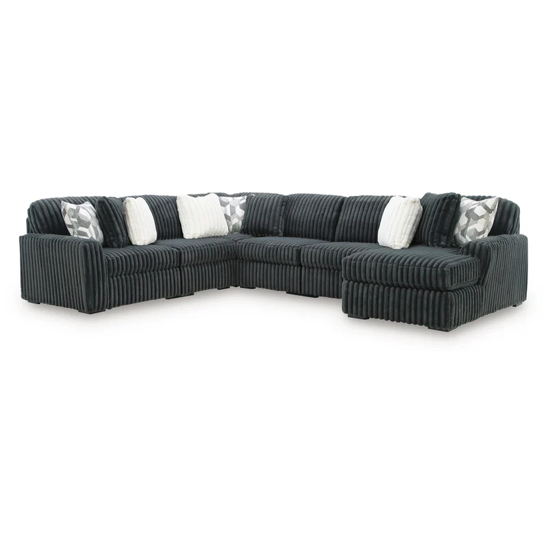 Signature Design by Ashley Midnight-Madness 98105S25 6 pc Sectional with Chaise