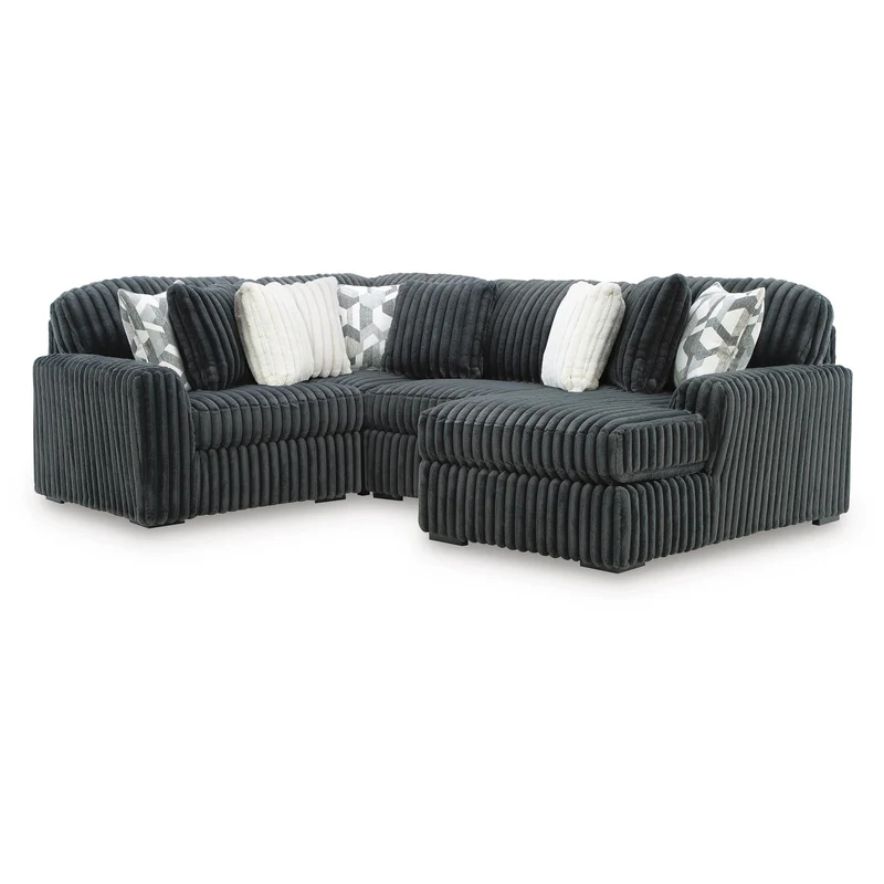 Signature Design by Ashley Midnight-Madness 98105S21 4 pc Sectional with Chaise