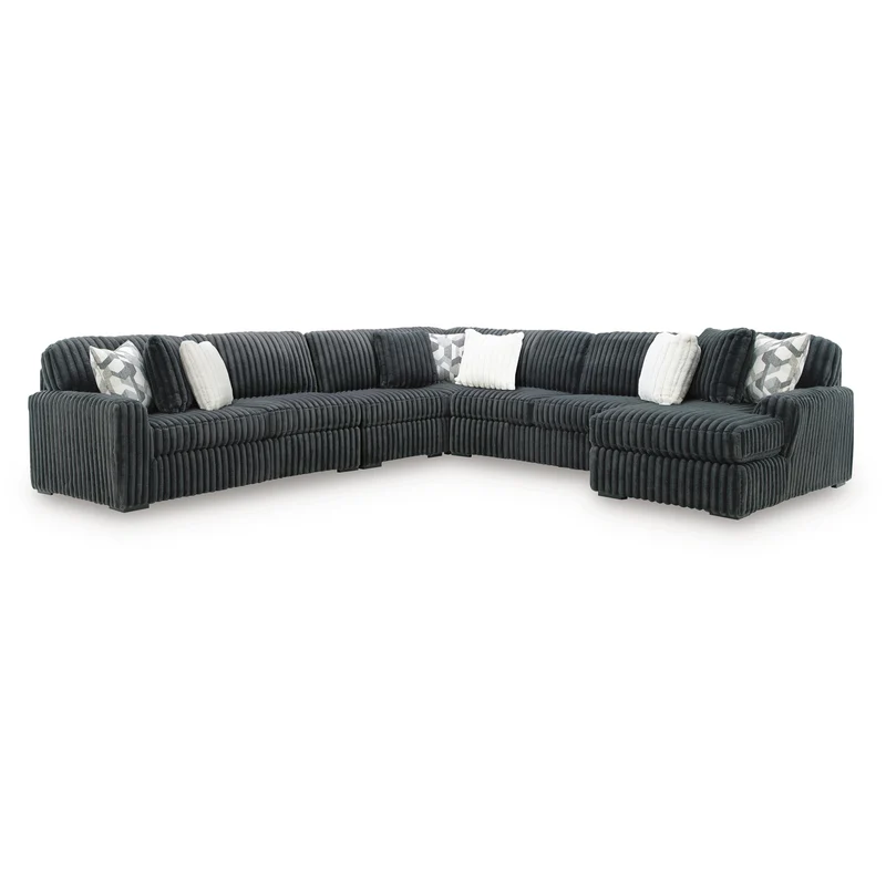 Signature Design by Ashley Midnight-Madness 98105S12 5 pc Sectional with Chaise