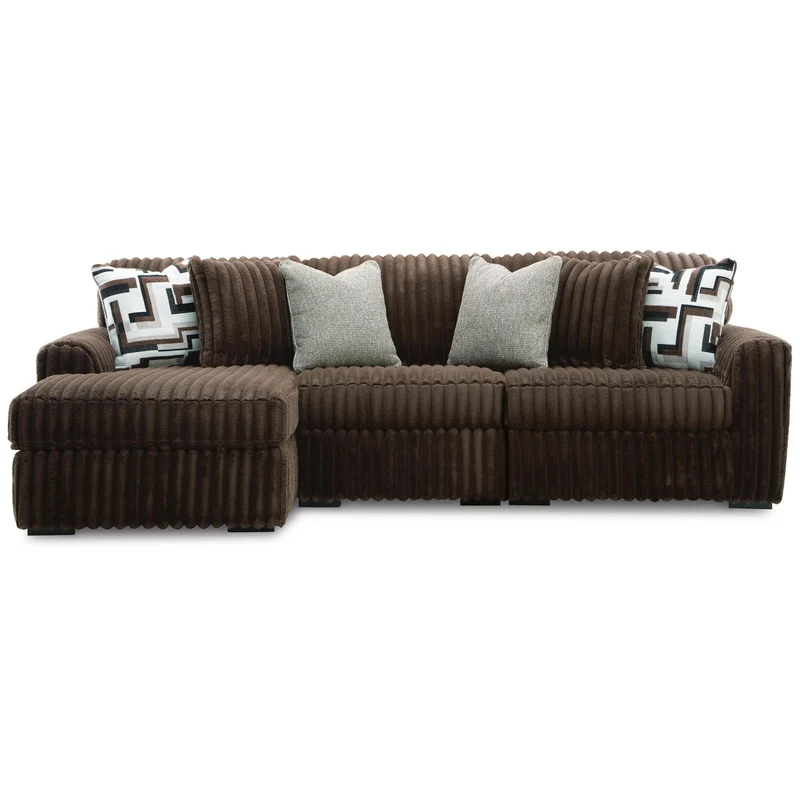 Signature Design by Ashley Midnight-Madness 98104S15 3 pc Sectional with Chaise