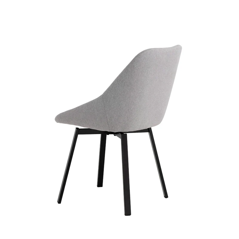 Silla Amelie gris claro