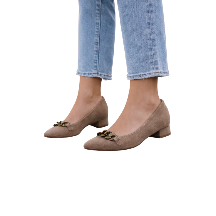 MUJER ZAPATO DE SALON RUBY BEIGE