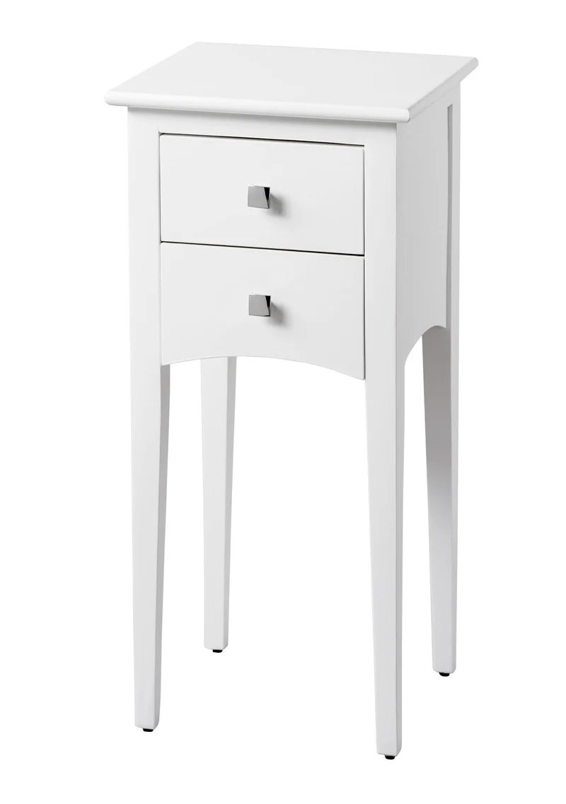Mesita Oslo 2 Cajones 33x33x70cm
