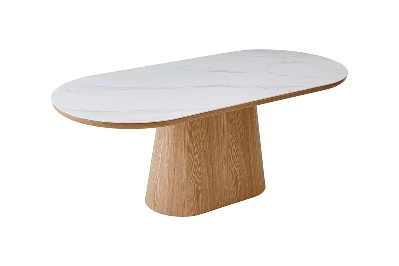 Mesa Fija Ovala 200x90x75cm