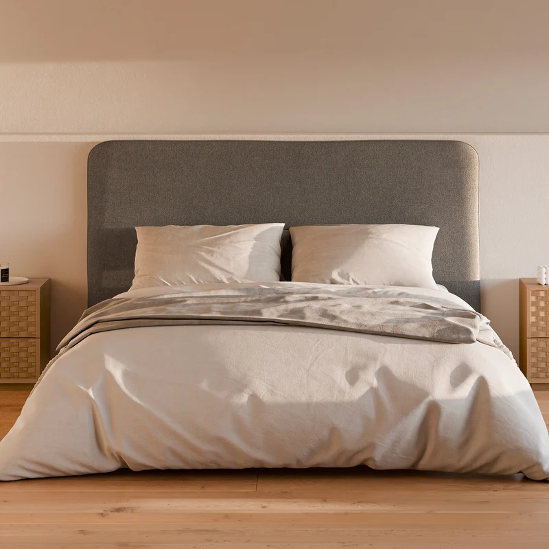 Cabezal Galerna 135/140 Tapizado Gris Oscuro