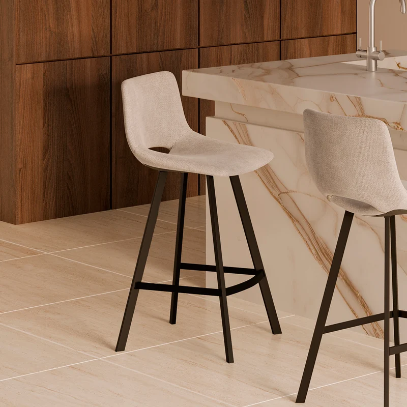 Taburete Bajo Clark Beige