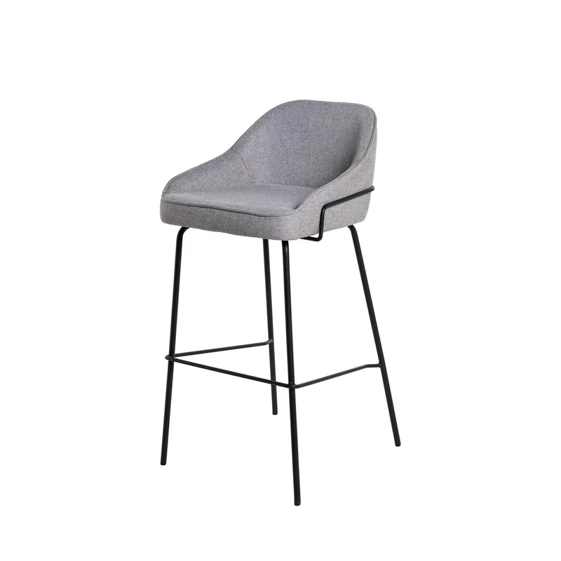 Taburete Bajo Louis Gris claro