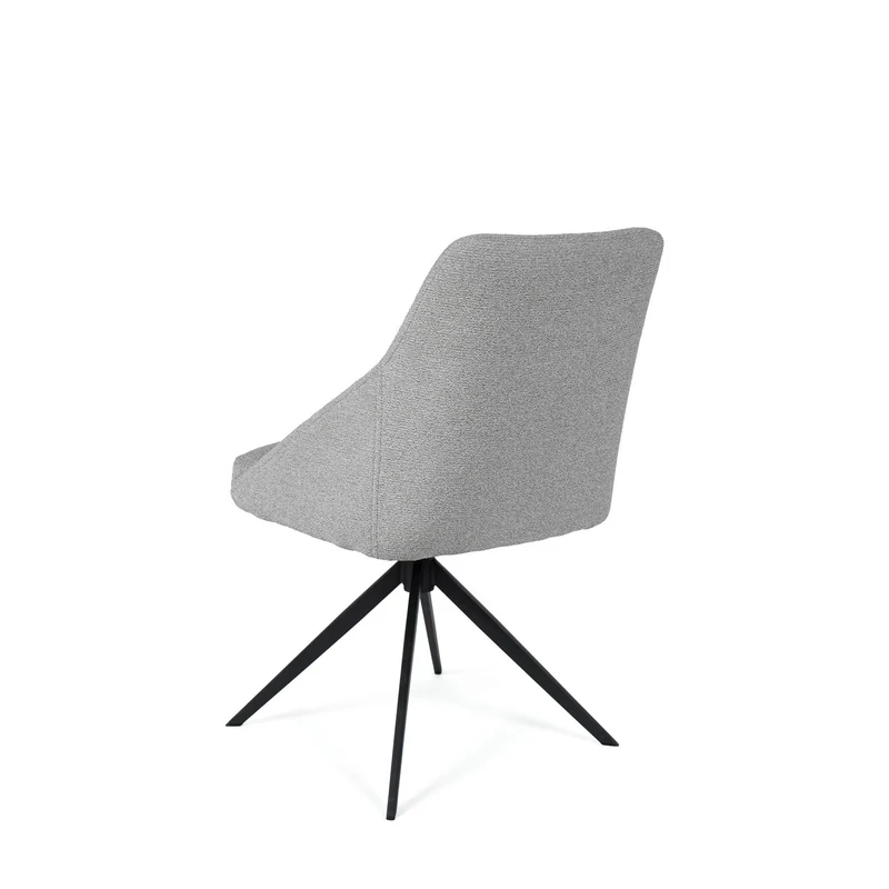 Silla Akira gris con patas negras