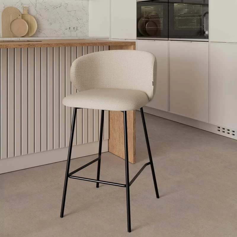 Taburete Bajo Ray Beige