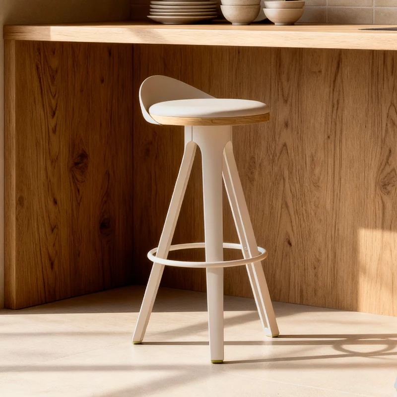 Taburete Alto Duke Beige