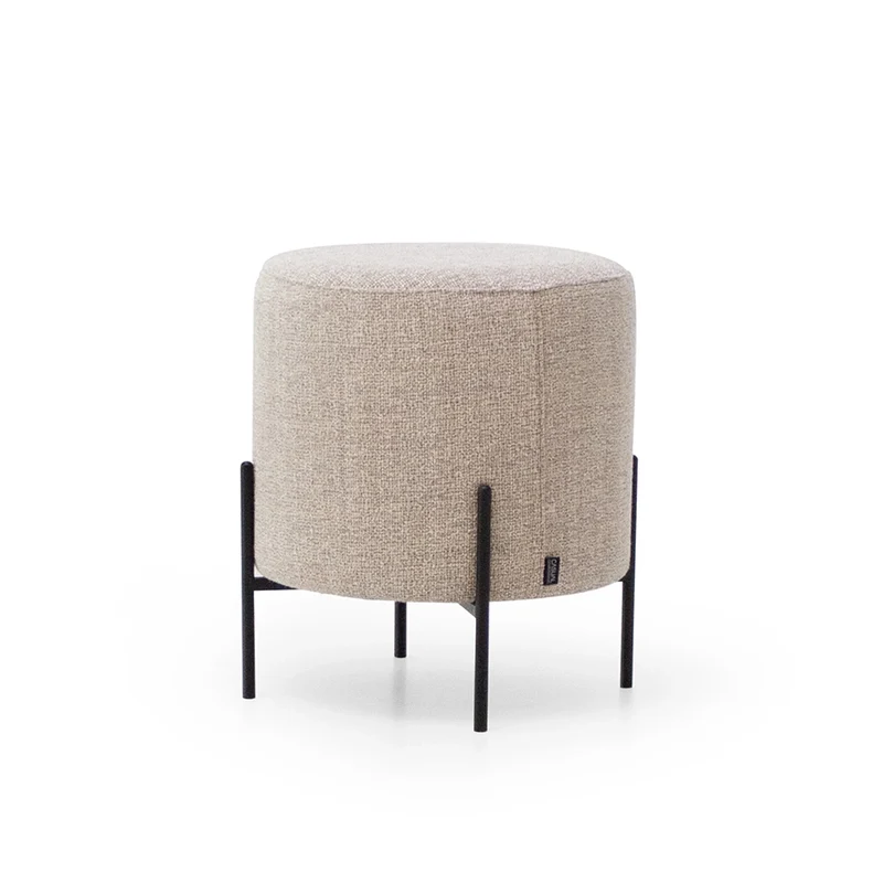 Puff Round Pata Metal