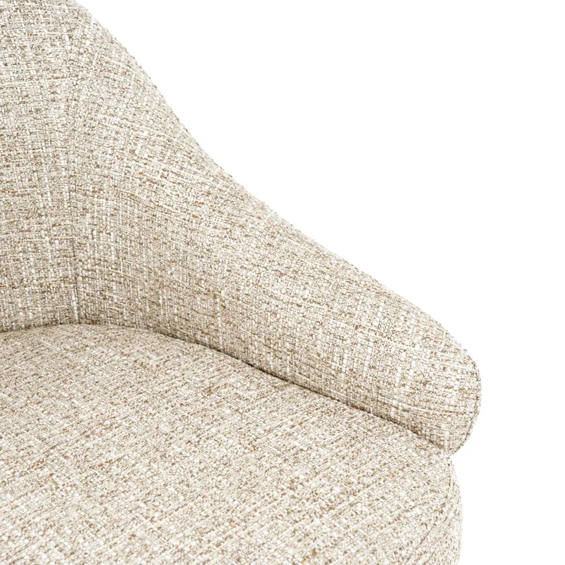 Silla Mira beige con patas negras
