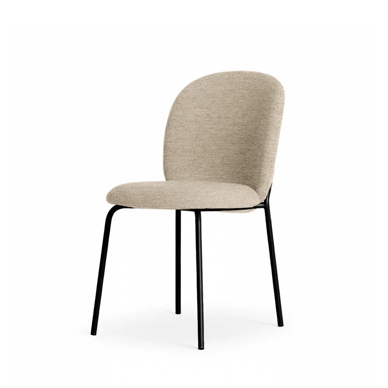 Silla Riona Taupe con Patas negras