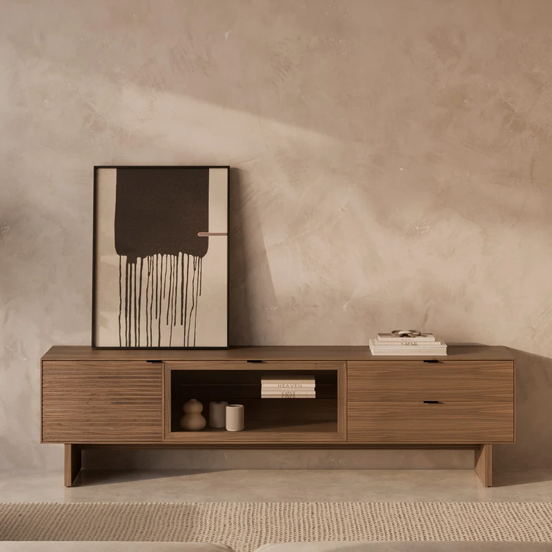 Mueble TV Cajones tulsa Nogal