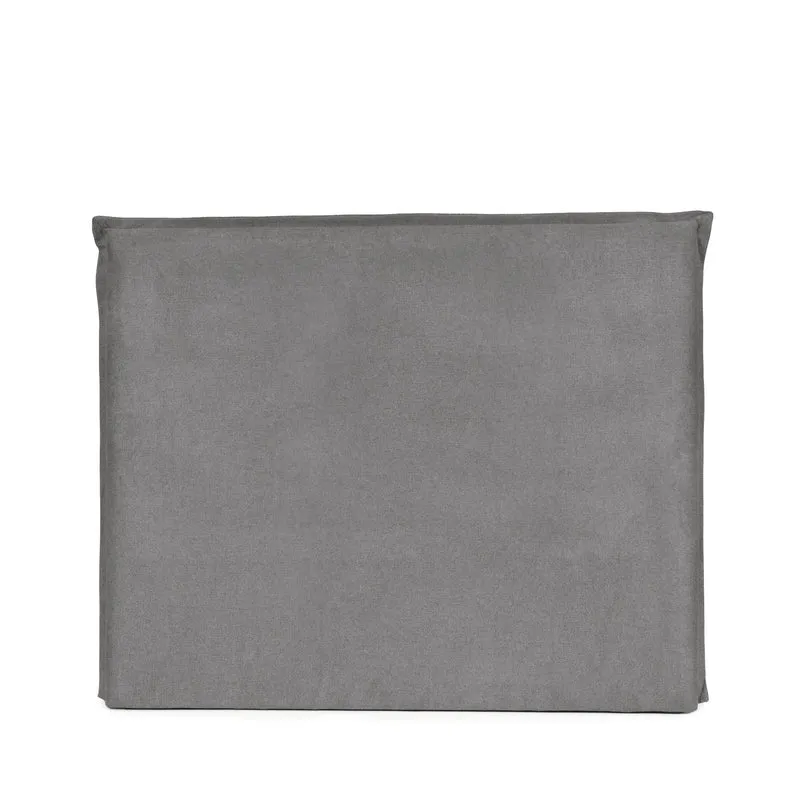 Cabezal Abrego 180 Tapizado Gris Oscuro