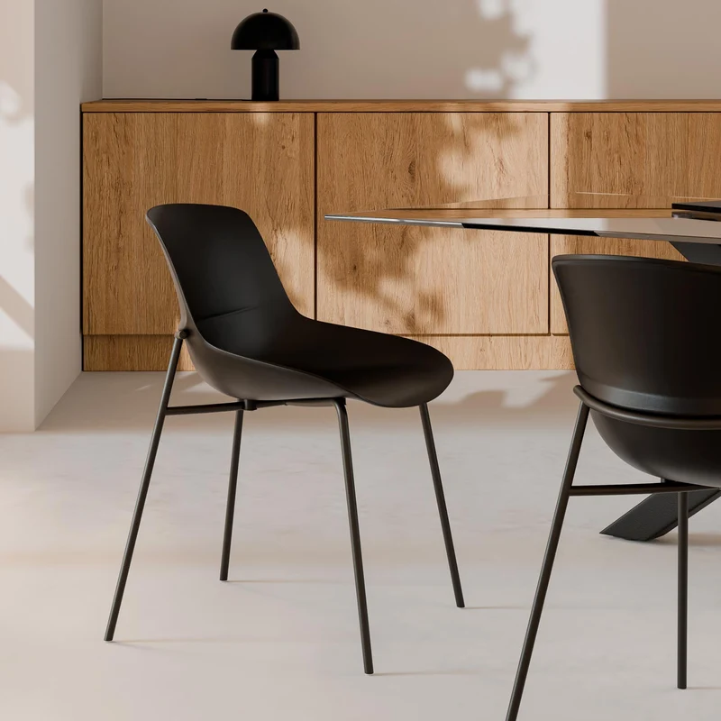 Silla Diletta Negro