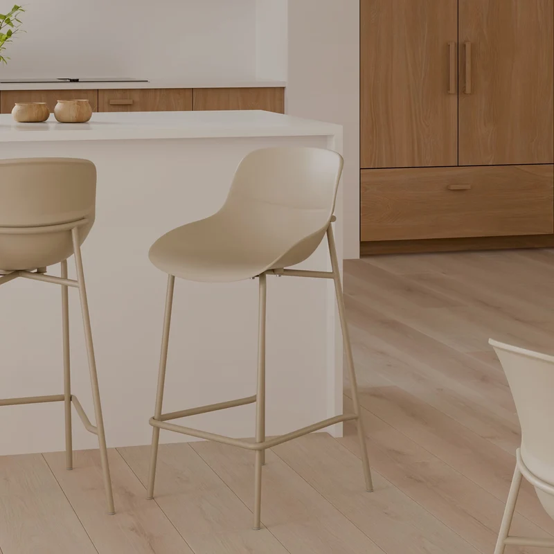 Taburete Alto Fabian Beige