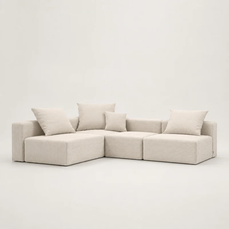 Sofá Modular Bard L con Chaise Longue